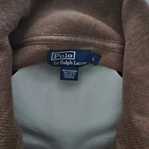 Ralph Lauren Brown Zip Up Sweater - Picture 3 of 6